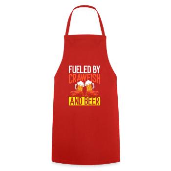 Crawfish Gifts - Cooking Apron - red - Front - AI Model Male 185 dark (185cm)