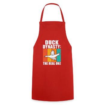 Cadeaux de canard pour les amateurs de canard - Tablier de cuisine - rouge - Devant - AI Model Male 185 dark (185cm)