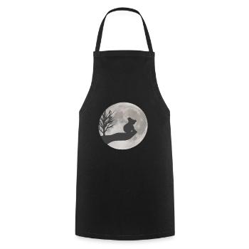 Koala dessin - Tablier de cuisine - noir - Devant - AI Model Male 185 dark (185cm)