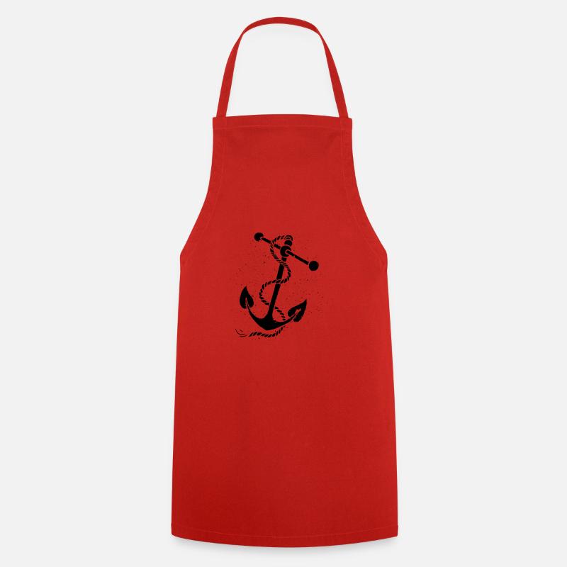 Anchor - Cooking Apron - red