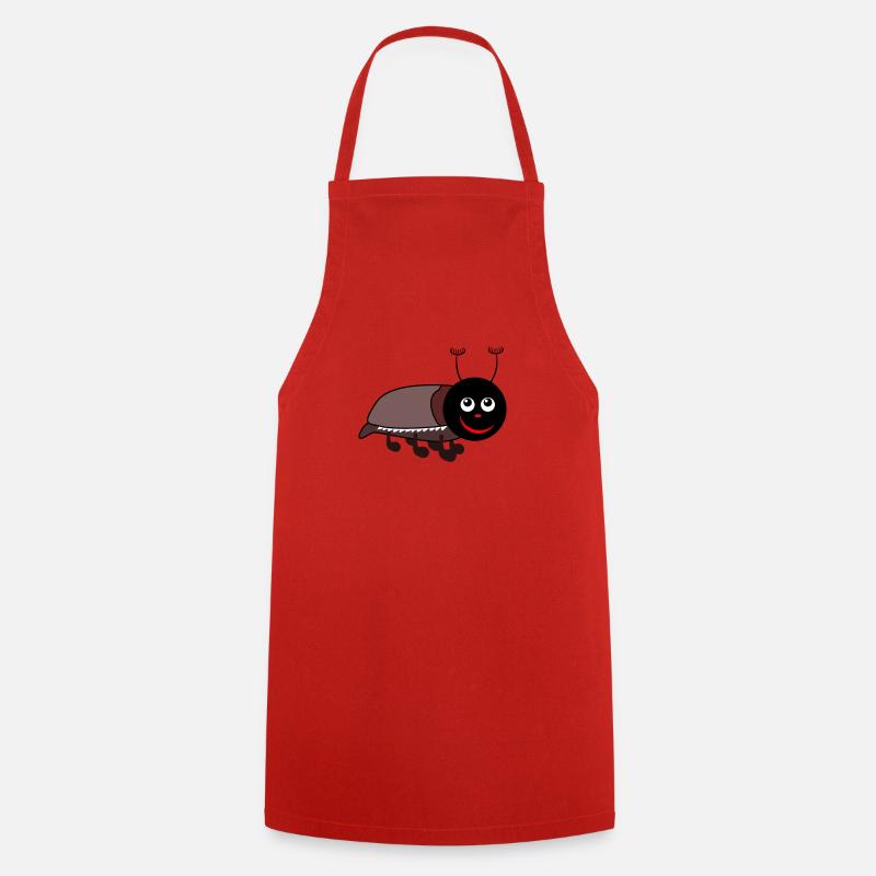 MAY BEETLE INSECT GIFT CHILDREN - Cooking Apron - red