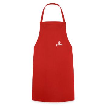 Peace Sign Peace Peace Symbol - Cooking Apron - red - Front - AI Model Male 185 dark (185cm)