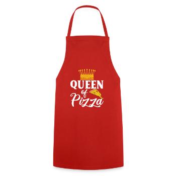 Snack Pizzalove Pizza Lover Geschenk - Kochschürze - Rot - Vorne - AI Model Male 185 dark (185cm)