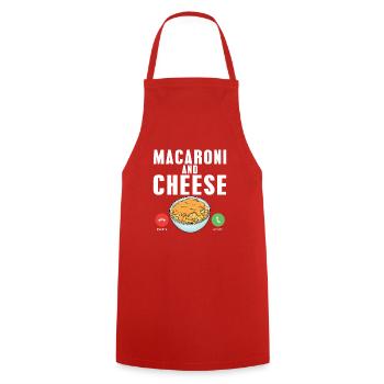 Snack Cheese Lover Cheese Gift - Tablier de cuisine - rouge - Devant - AI Model Male 185 dark (185cm)