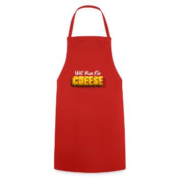 Snack Käse Liebhaber Käse Geschenk - Kochschürze - Rot - Vorne - AI Model Male 185 dark (185cm)