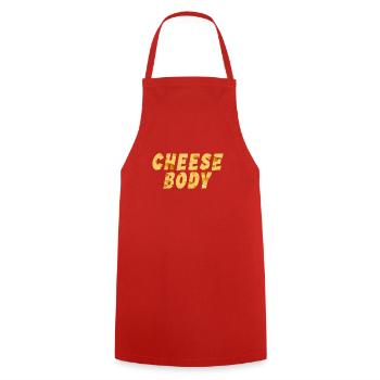 Snack Cheese Lover Cheese Gift - Tablier de cuisine - rouge - Devant - AI Model Male 185 dark (185cm)
