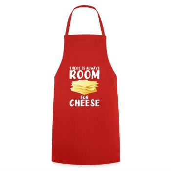 Snack Cheese Lover Cheese Gift - Tablier de cuisine - rouge - Devant - AI Model Male 185 dark (185cm)