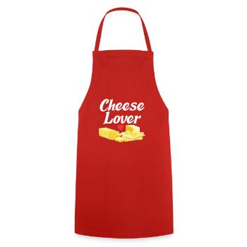 Snack Cheese Lover Cheese Gift - Tablier de cuisine - rouge - Devant - AI Model Male 185 dark (185cm)