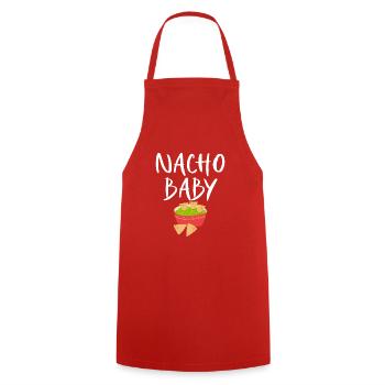 Nacho Lover Nacho Gift Mexican Food - Cooking Apron - red - Front - AI Model Male 185 dark (185cm)