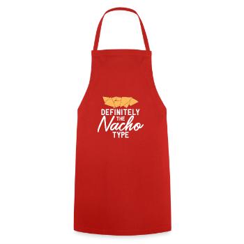 Nacho Lover Nacho Gift Mexican Food - Cooking Apron - red - Front - AI Model Male 185 dark (185cm)