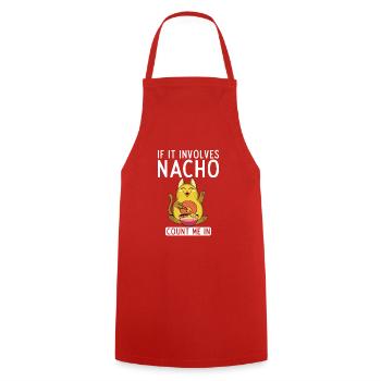 Nacho Lover Nacho Geschenk Mexikanisches Essen - Kochschürze - Rot - Vorne - AI Model Male 185 dark (185cm)
