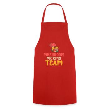 Fungi Hunter Mushroom Hunter Cadeaux - Tablier de cuisine - rouge - Devant - AI Model Male 185 dark (185cm)