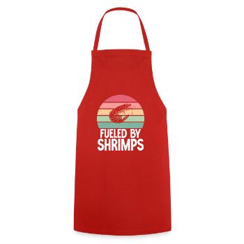 Shrimp Lover Gift - Cooking Apron - red - Front - AI Model Male 185 dark (185cm)