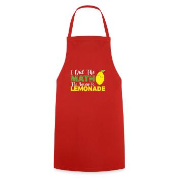 Lemonade Gift Ideas - Cooking Apron - red - Front - AI Model Male 185 dark (185cm)