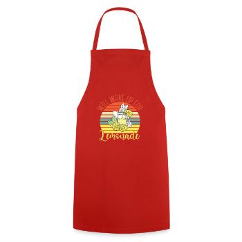 Lemonade Gift Ideas - Cooking Apron - red - Front - AI Model Male 185 dark (185cm)