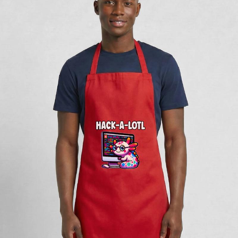 Cadeau de programmation drôle d’axolotl codage Tablier de cuisine