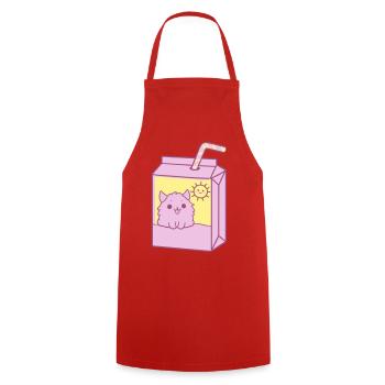 Cute Package Design - Cooking Apron - red - Front - AI Model Male 185 dark (185cm)
