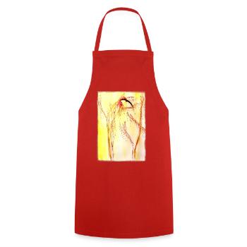  bee-eater - Cooking Apron - red - Front - AI Model Male 185 dark (185cm)