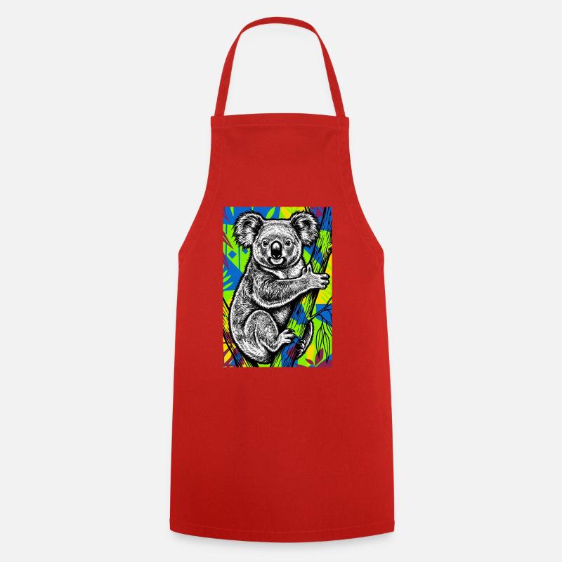 Koala - Tablier de cuisine - rouge