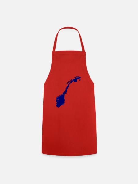Norwegen - Kochschürze - Rot