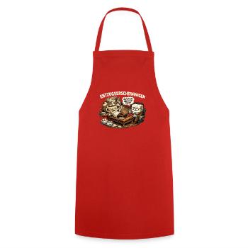 Entzugserscheinungen Kaffee Humor Shirt - Kochschürze - Rot - Vorne - AI Model Male 185 dark (185cm)
