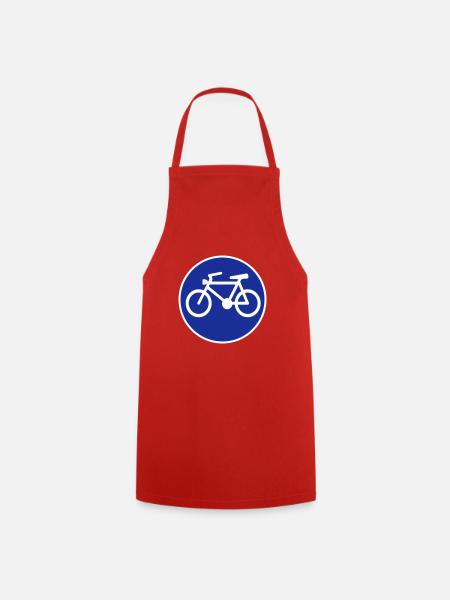 Vélo - Tablier de cuisine - rouge