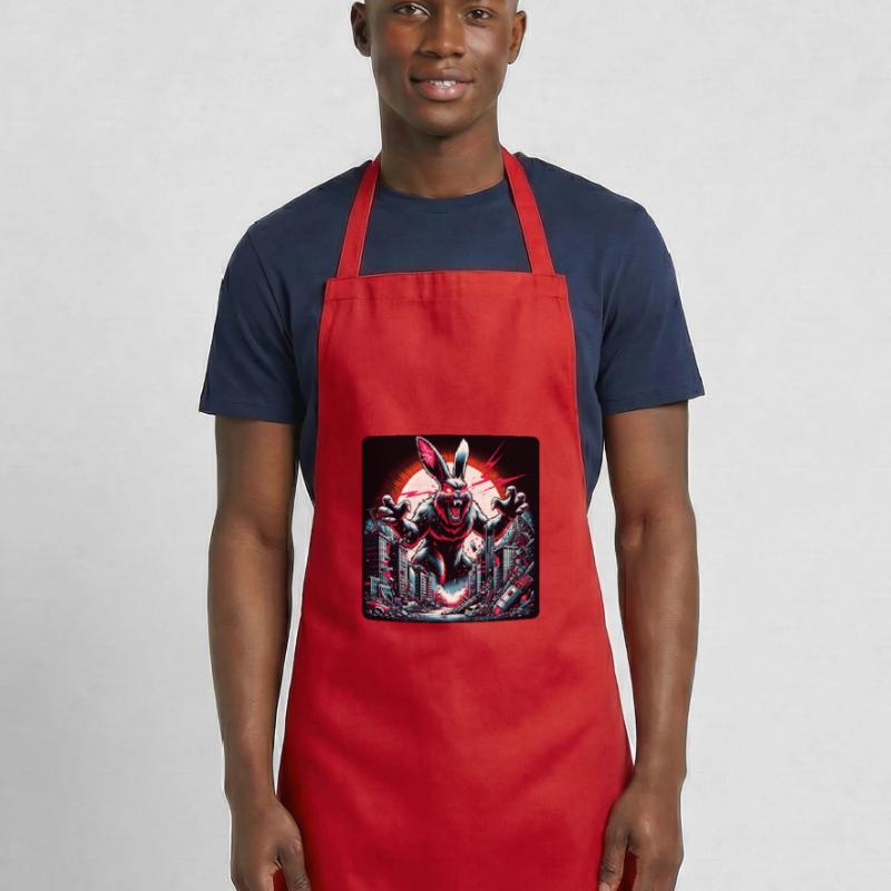 Beware of the Bunny Rabbit Disaster Cooking Apron