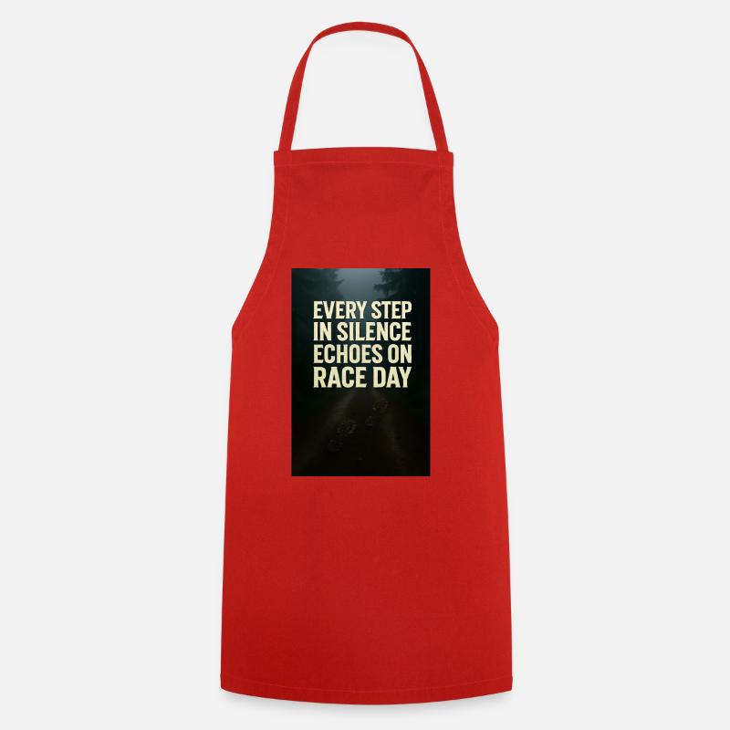 Step_in_Silence - Tablier de cuisine - rouge