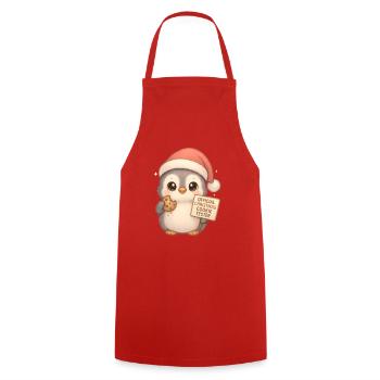 Lebkuchenmann Lebkuchen Lebkuchenmänner Geschenk - Kochschürze - Rot - Vorne - AI Model Male 185 dark (185cm)