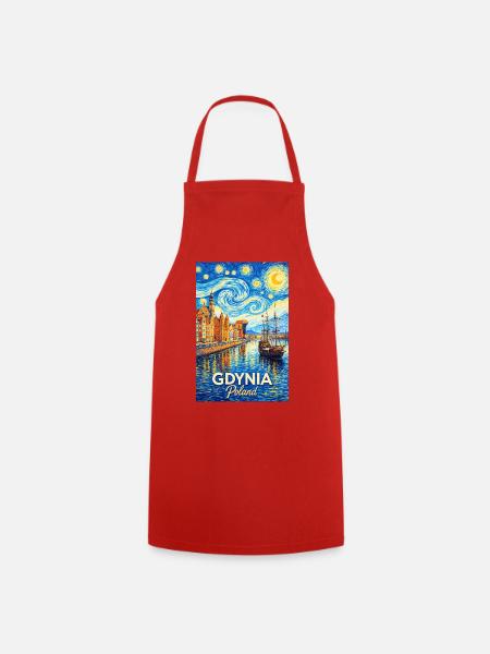 Gdynia, Polen - Kochschürze - Rot