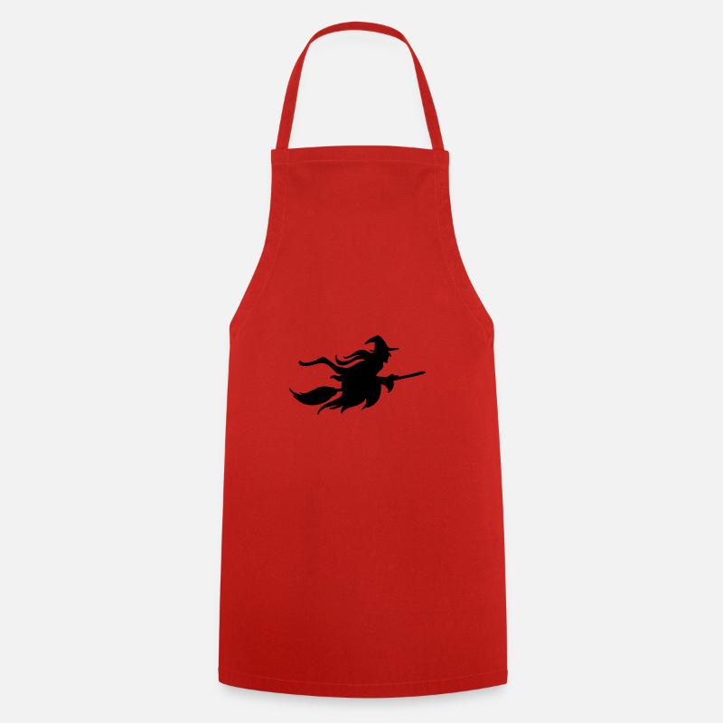 Sorcière - Tablier de cuisine - rouge