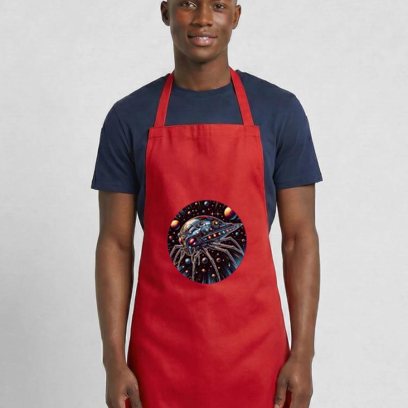 Fantastic spider spaceship in space Cooking Apron