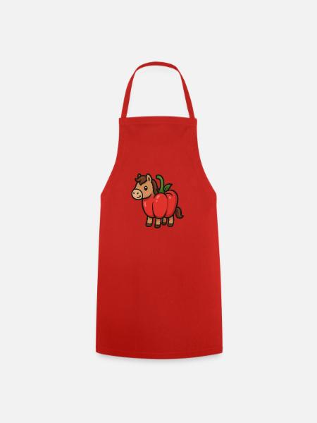 Pepper bangs - Cooking Apron - red