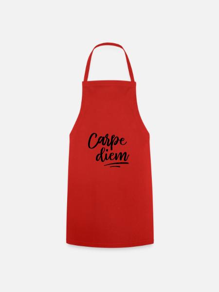 Carpe Diem - Kochschürze - Rot