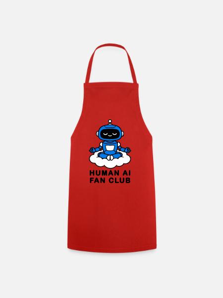 Human AI Fan Club - Kochschürze - Rot