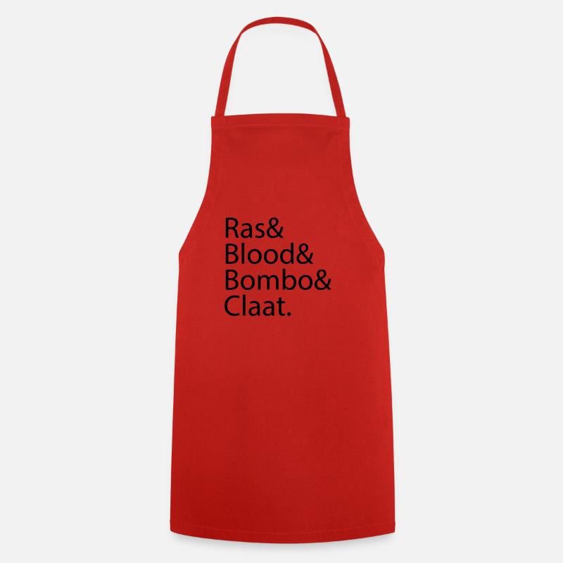 Ras Sang Bombo Claat - Tablier de cuisine - rouge