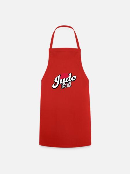 judo - Tablier de cuisine - rouge