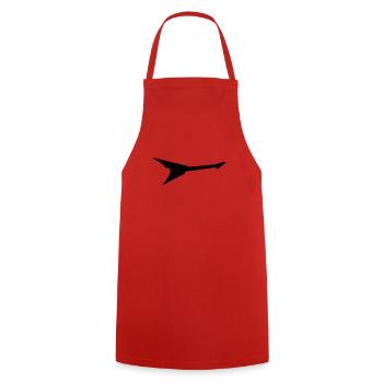 Guitar Flying V Jackson - Cooking Apron - red - Front - AI Model Male 185 dark (185cm)