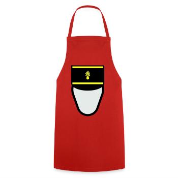 Gendarme Képi G.M. (Gendarme Mobile) - Tablier de cuisine - rouge - Devant - AI Model Male 185 dark (185cm)