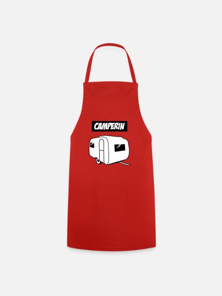 Camperin - Kochschürze - Rot