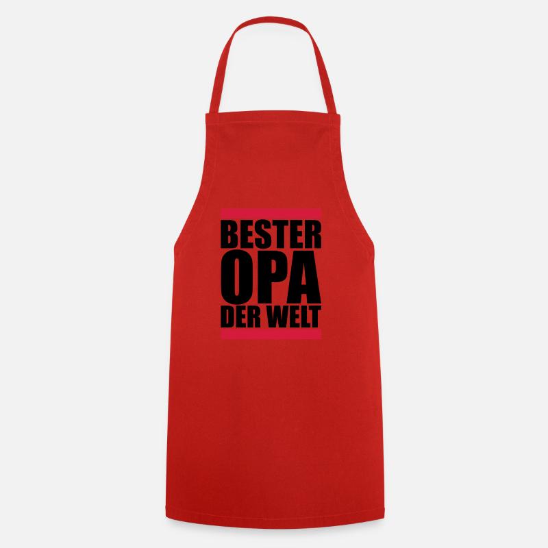opa - Kochschürze - Rot