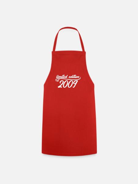 Limited Edition est 2009 - Cooking Apron - red