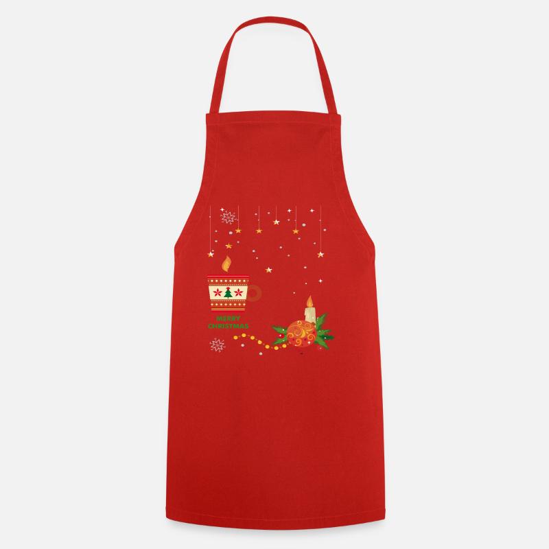 Weihnachten, Advent - Kochschürze - Rot