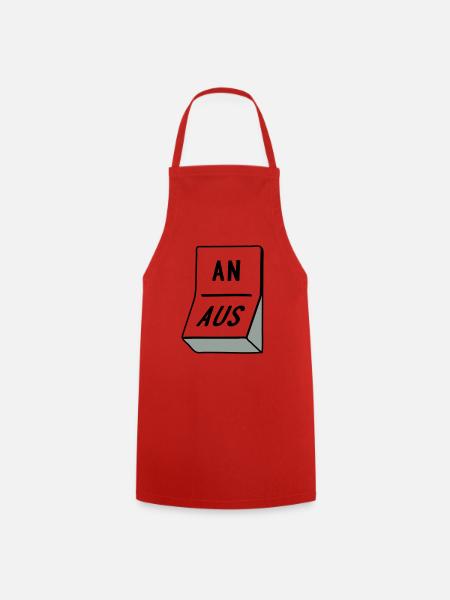 Schalter - Kochschürze - Rot