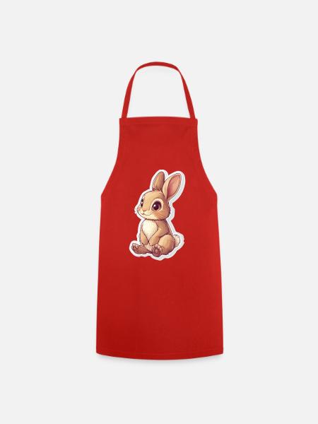 Hase - Kochschürze - Rot