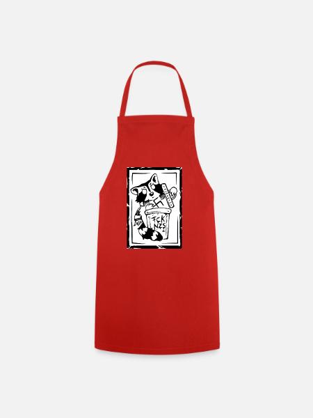 Trashpanda FCK NZS - Kochschürze - Rot