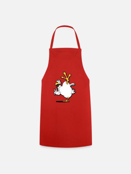 kung_fu_chicken - Cooking Apron - red