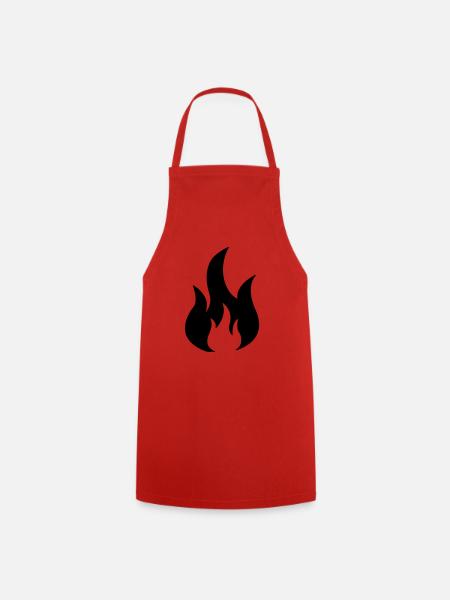 fire - Kochschürze - Rot