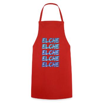 Moose as diving - Cooking Apron - red - Front - AI Model Male 185 dark (185cm)