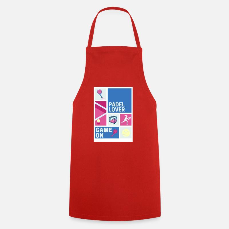 Padel lover - Cooking Apron - red